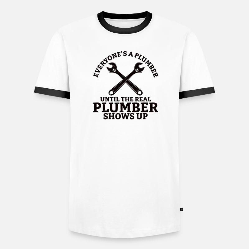 Heating Engineer Pump Valve Pressure Regulator Men's Ringer Shirt