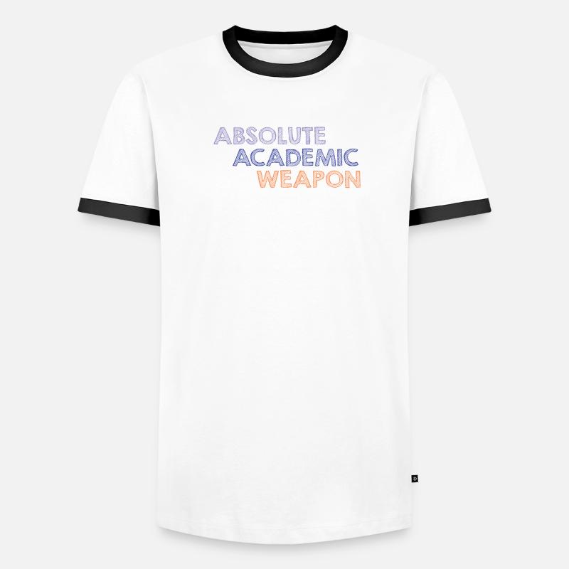 Student Absolute Academic Weapon Men's Ringer Shirt
