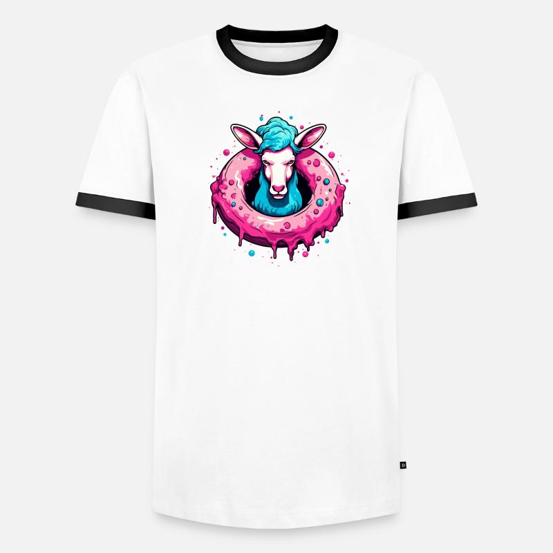 Le mouton Donut T-shirt contrasté Homme