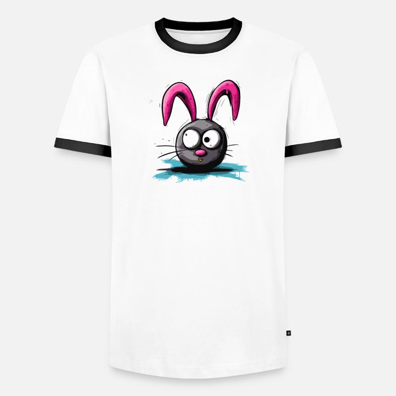 Le lapin le plus étrange de tous les temps T-shirt contrasté Homme