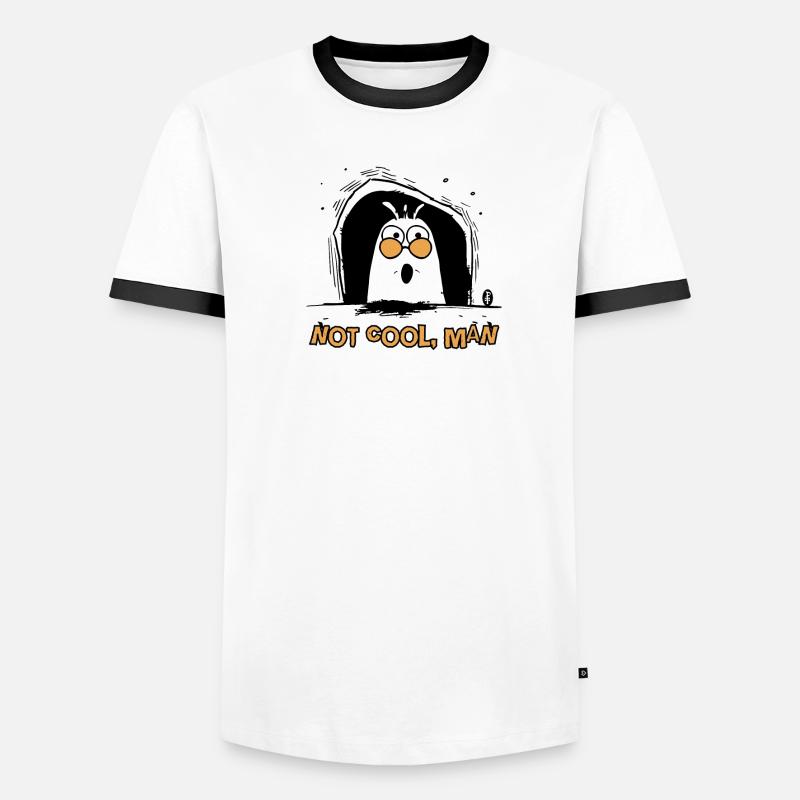 Ce n’est pas cool, mec T-shirt contrasté Homme