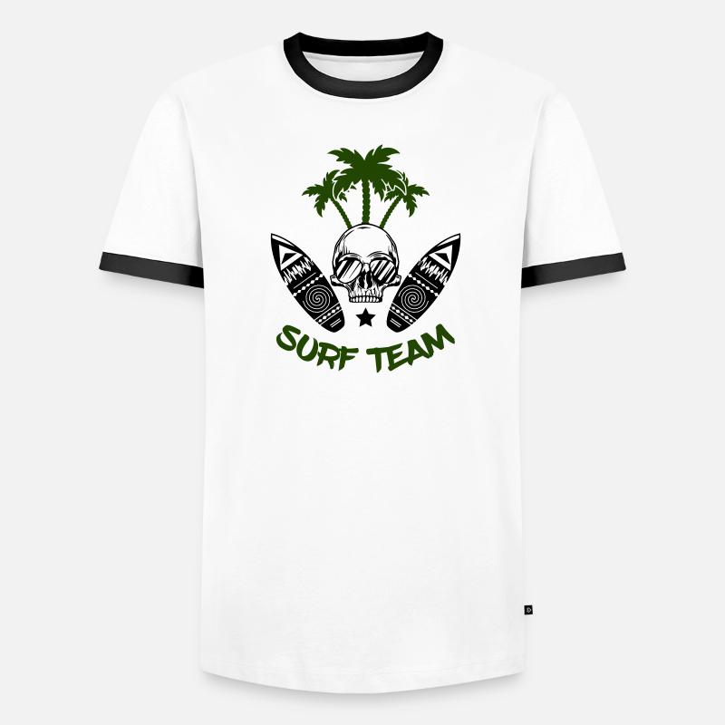 Équipe de surf T-shirt contrasté Homme