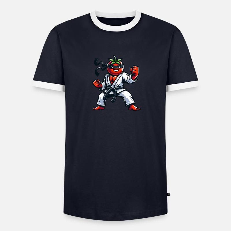 Karaté Tomate Ninja Master Formation T-shirt contrasté Homme