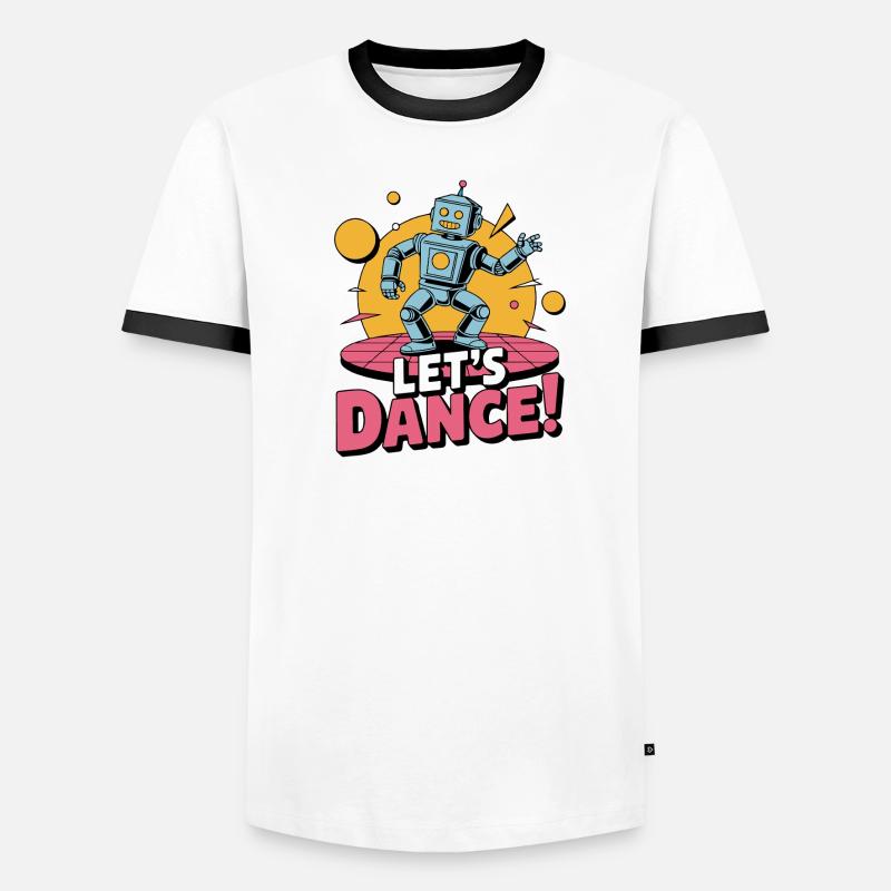 ROBOT, LET'S DANCE Men's Ringer Shirt