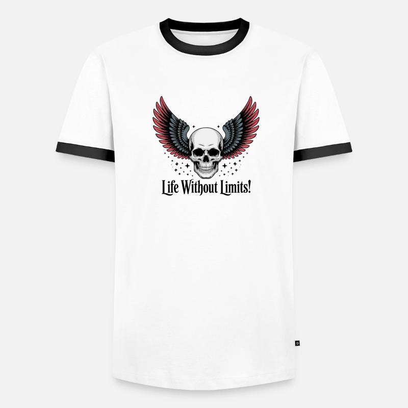 BONES LIFE WITHOUT LIMITS Men's Ringer Shirt