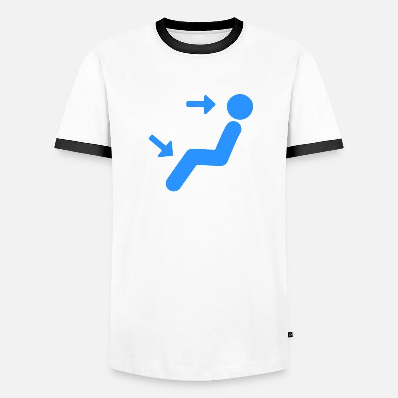 Air conditioning ventilation indicator light Auto Icon Men's Ringer Shirt