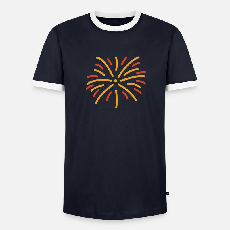 Arabica - fireworks T-shirt contrasté Homme