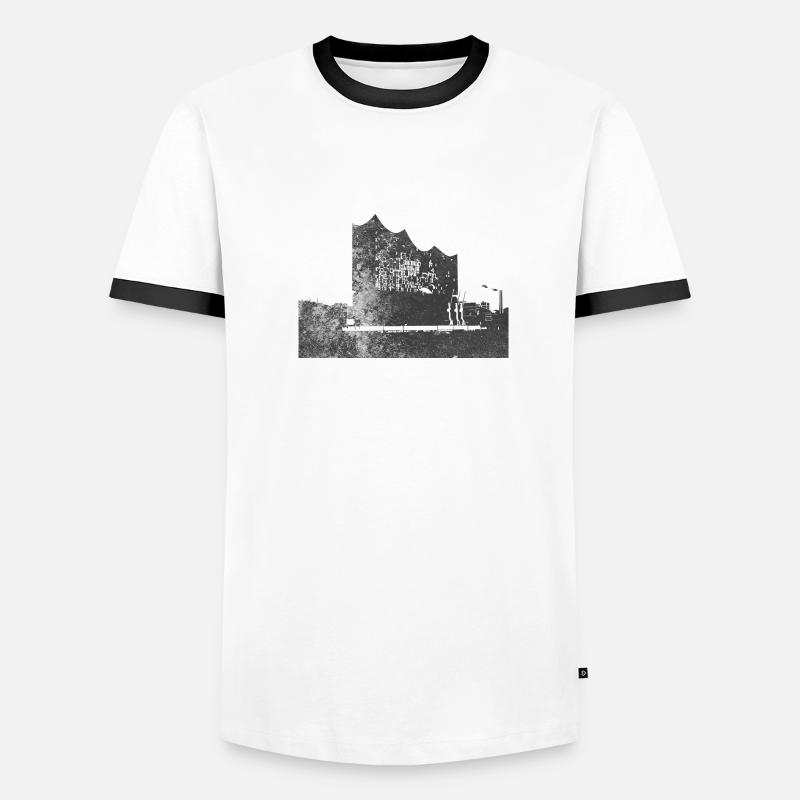 Elbphilharmonie Männer Kontrast-T-Shirt