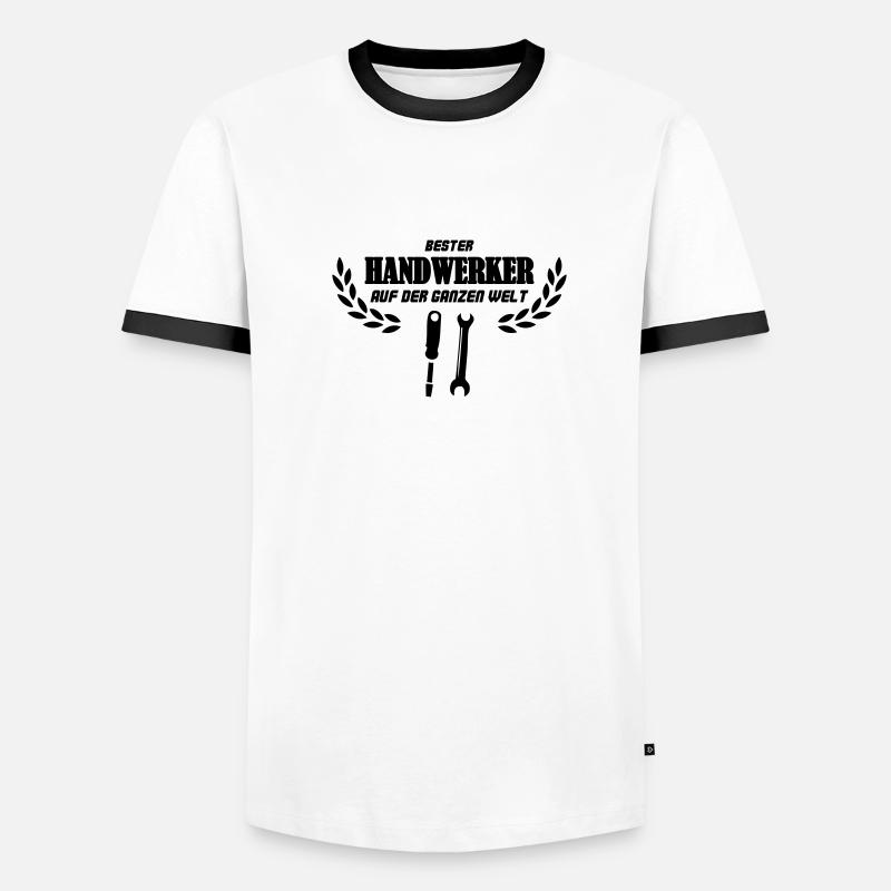 bester handwerker Männer Kontrast-T-Shirt