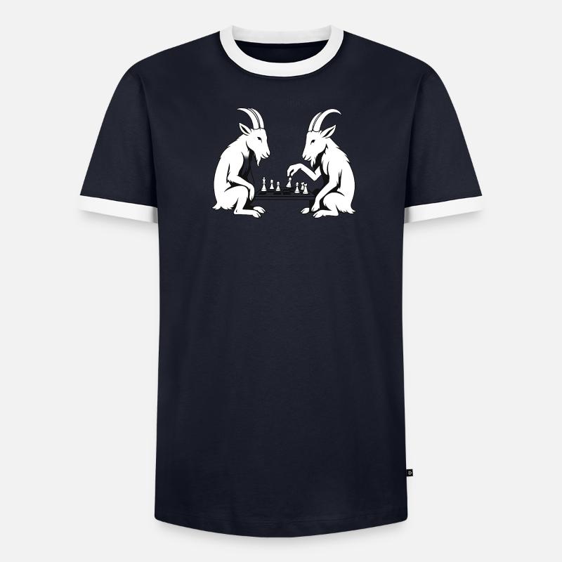 Échec et mat, Édition Chèvre T-shirt contrasté Homme