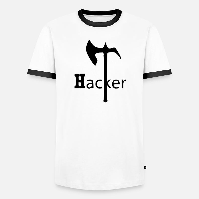 hacker tshirt gift for nerds and geek Men's Ringer Shirt