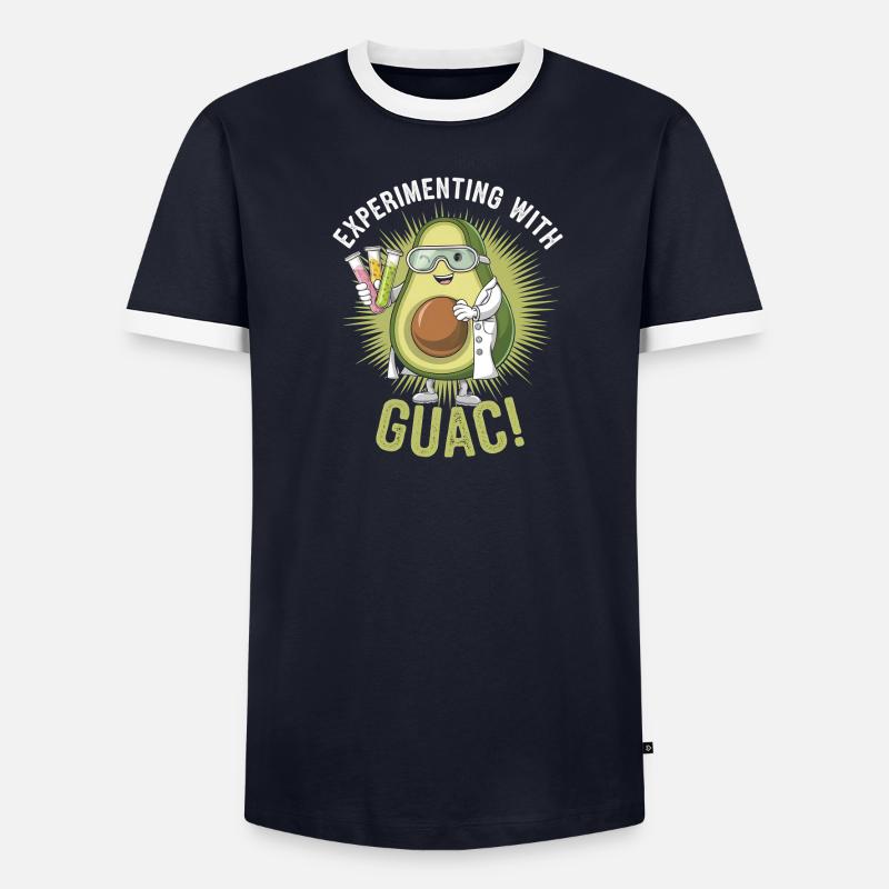 Expérimenter avec la science de l’avocat guac T-shirt contrasté Homme