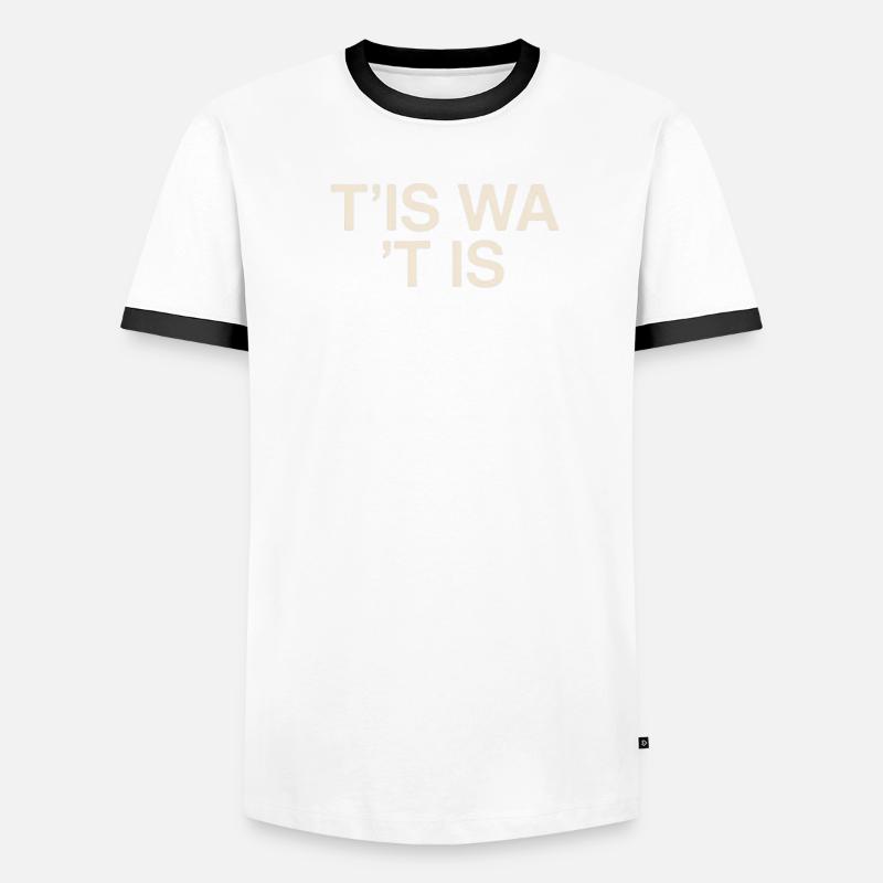 C’est comme ça T-shirt contrasté Homme
