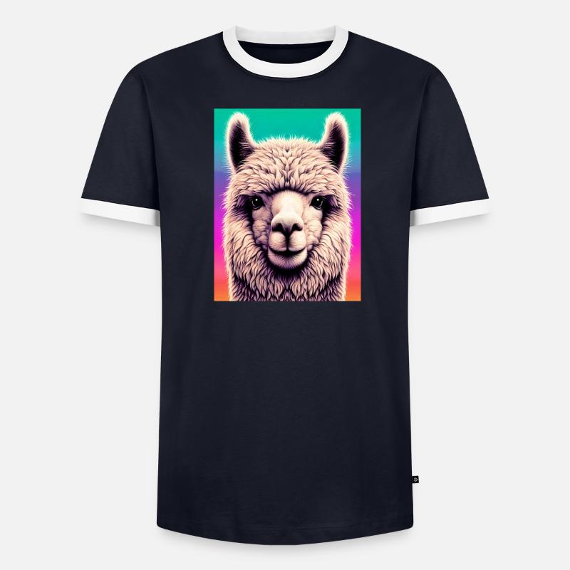 Alpaga T-shirt contrasté Homme