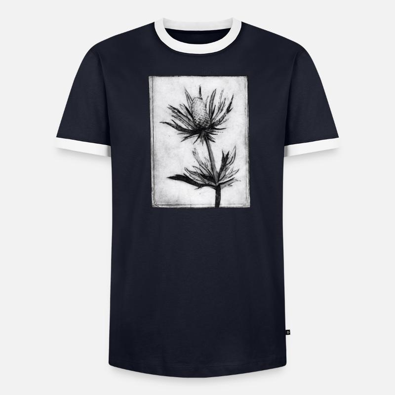 Chardon - œuvres sculptées à la main T-shirt contrasté Homme
