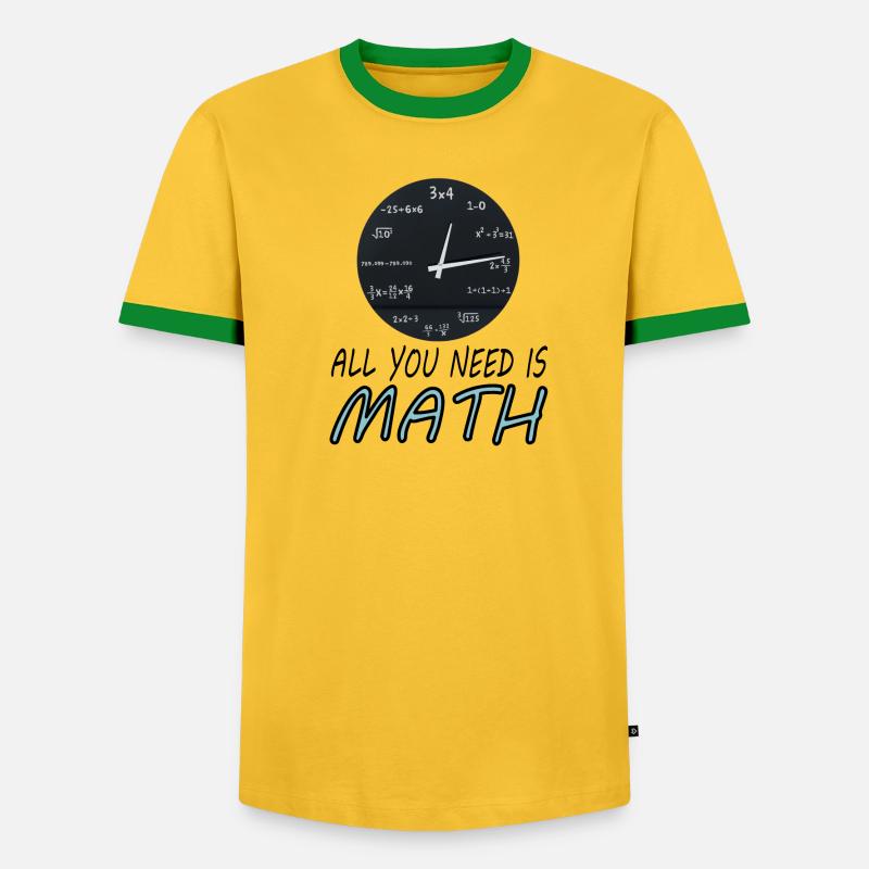 Mathe studieren Mathe-Student Mathstudium Geschenk - Männer Kontrast-T-Shirt - undefined