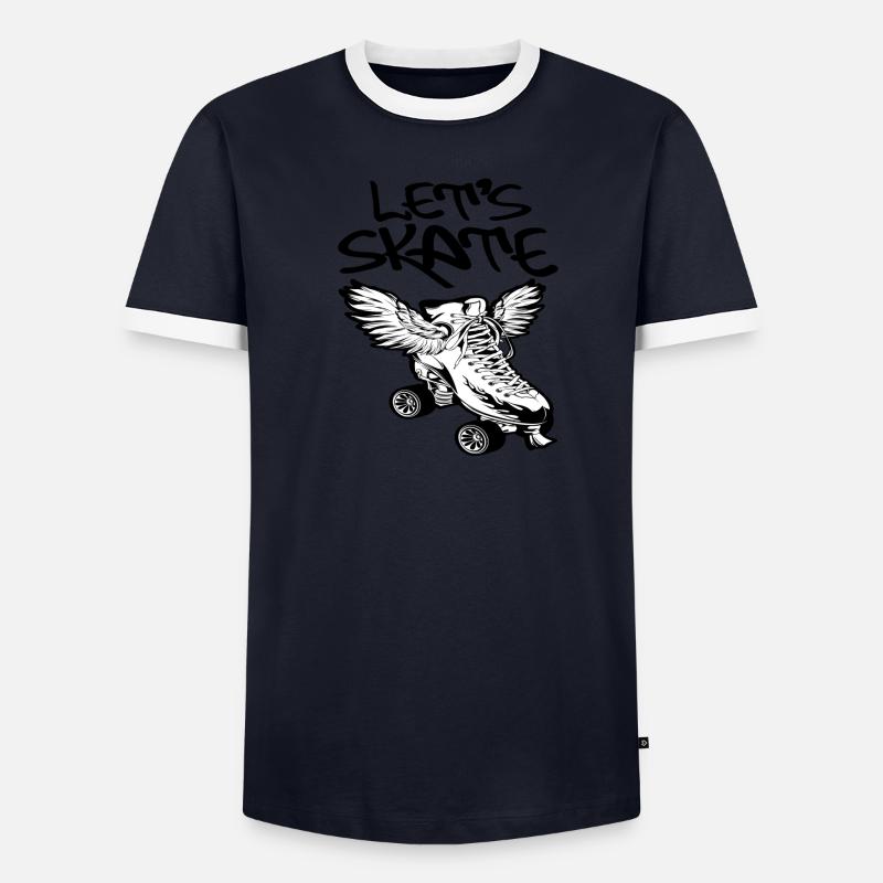 letsskate3 T-shirt contrasté Homme