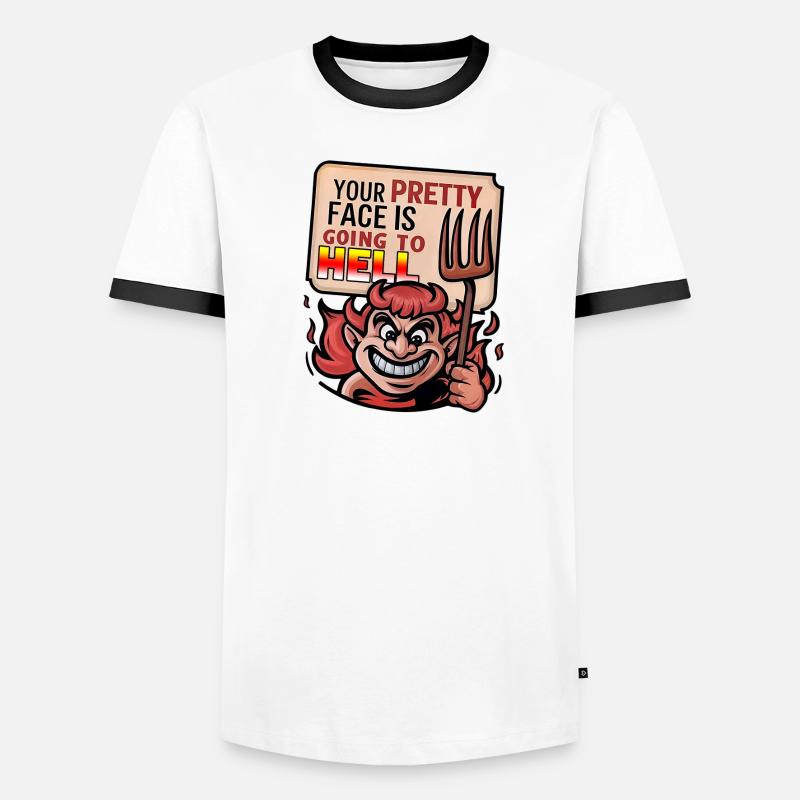 Devilish Charm Men's Ringer Shirt