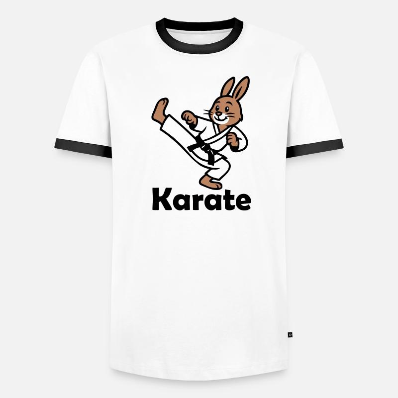 Karate Rabbit Men's Ringer Shirt