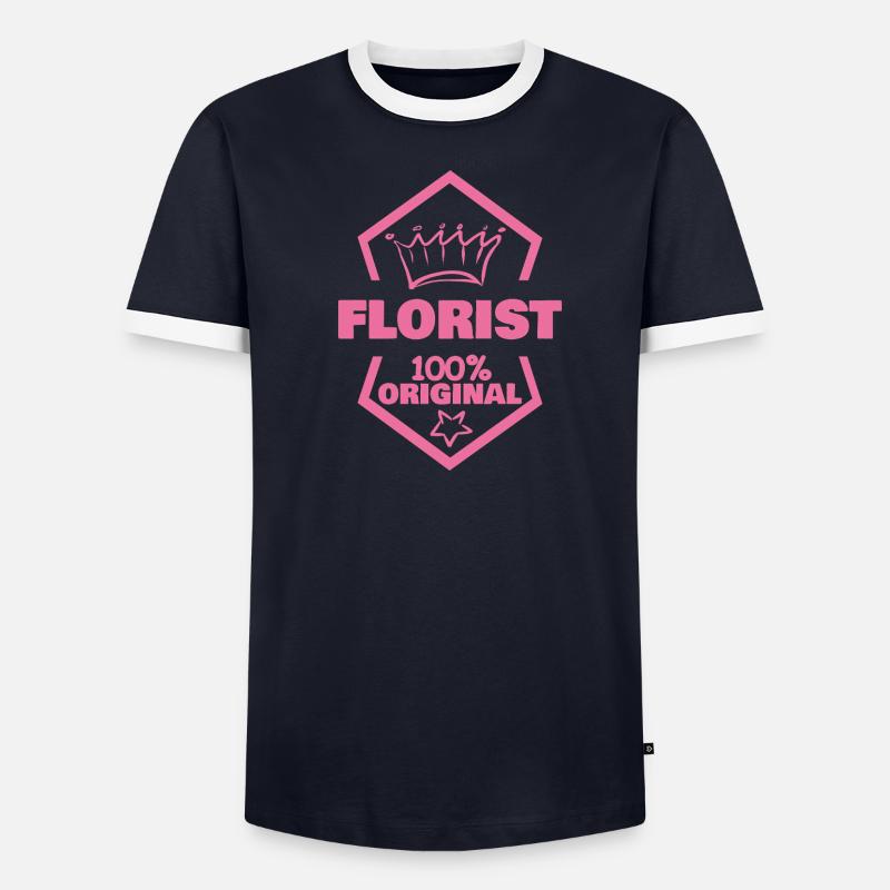 Work Florist Men's Ringer Shirt