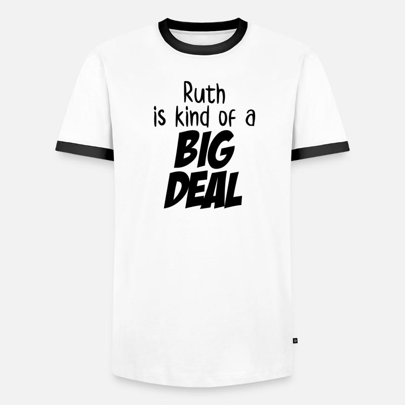 Ruth est un peu une grosse affaire T-shirt contrasté Homme