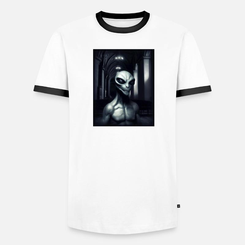 Evil Alien Men's Ringer Shirt