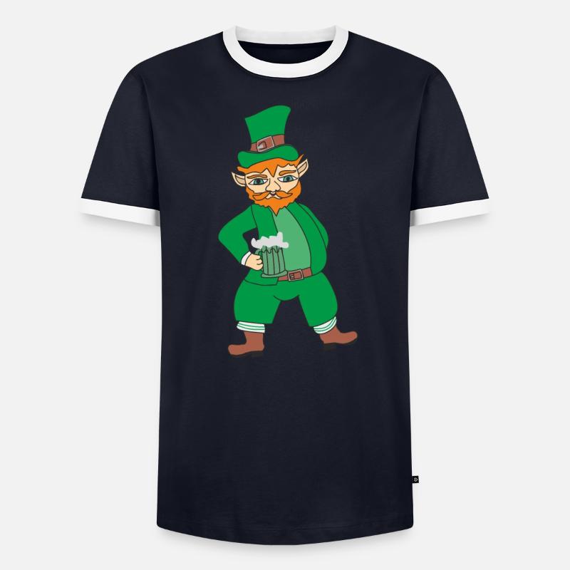 Patrick's day Männer Kontrast-T-Shirt