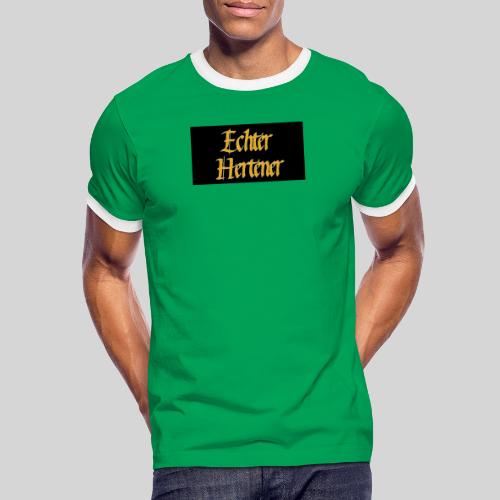 Echter Hertener ⚒ - das Statement - Männer Kontrast-T-Shirt