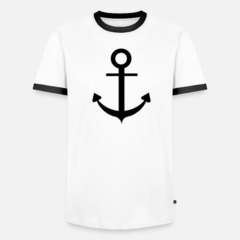 anker2 Männer Kontrast-T-Shirt