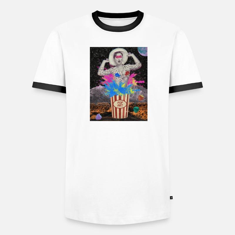 Pop Art Collage Men's Ringer Shirt