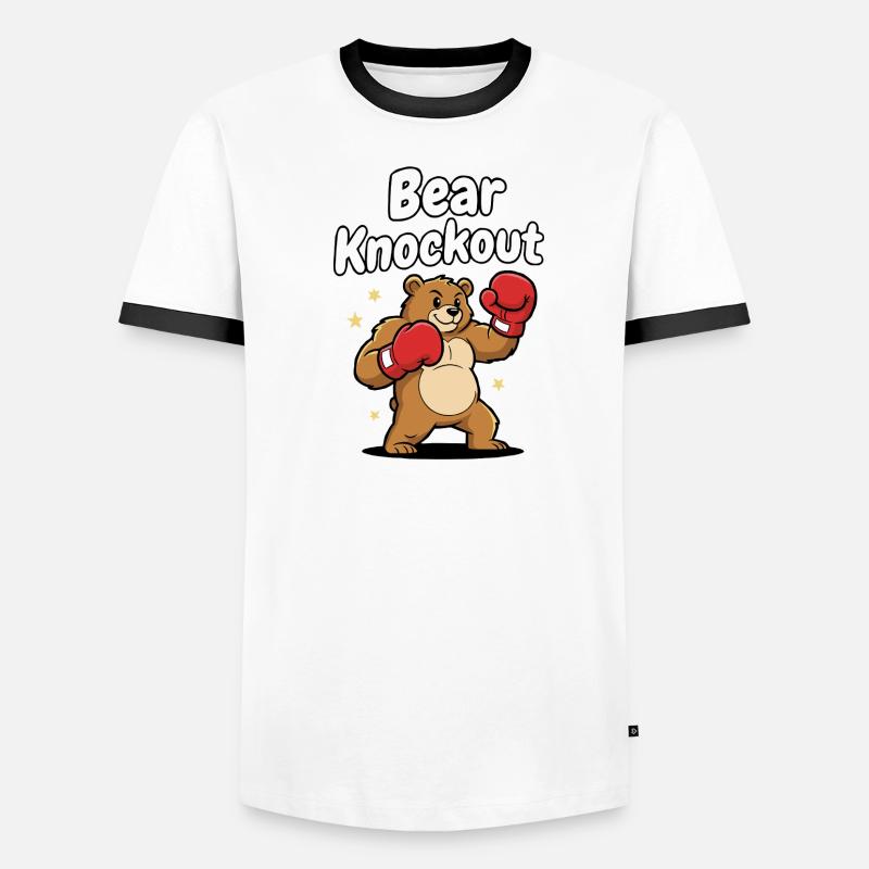 Boxe Ours KO T-shirt contrasté Homme