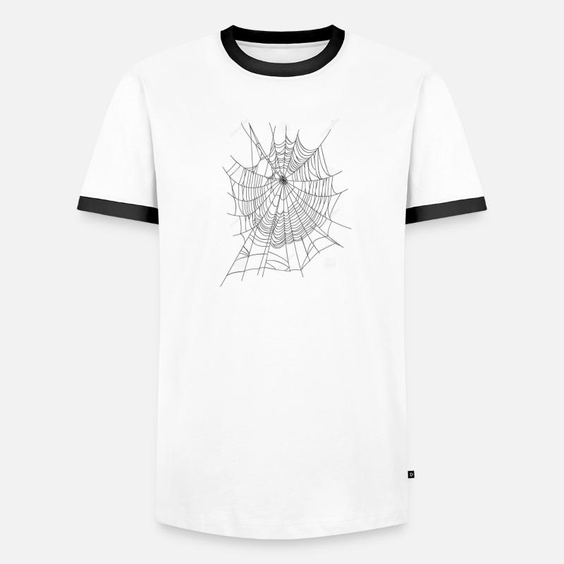 araignée T-shirt contrasté Homme