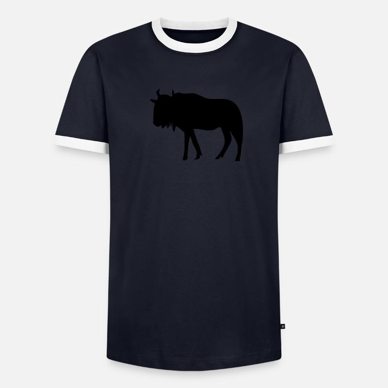 gnu, le bison T-shirt contrasté Homme