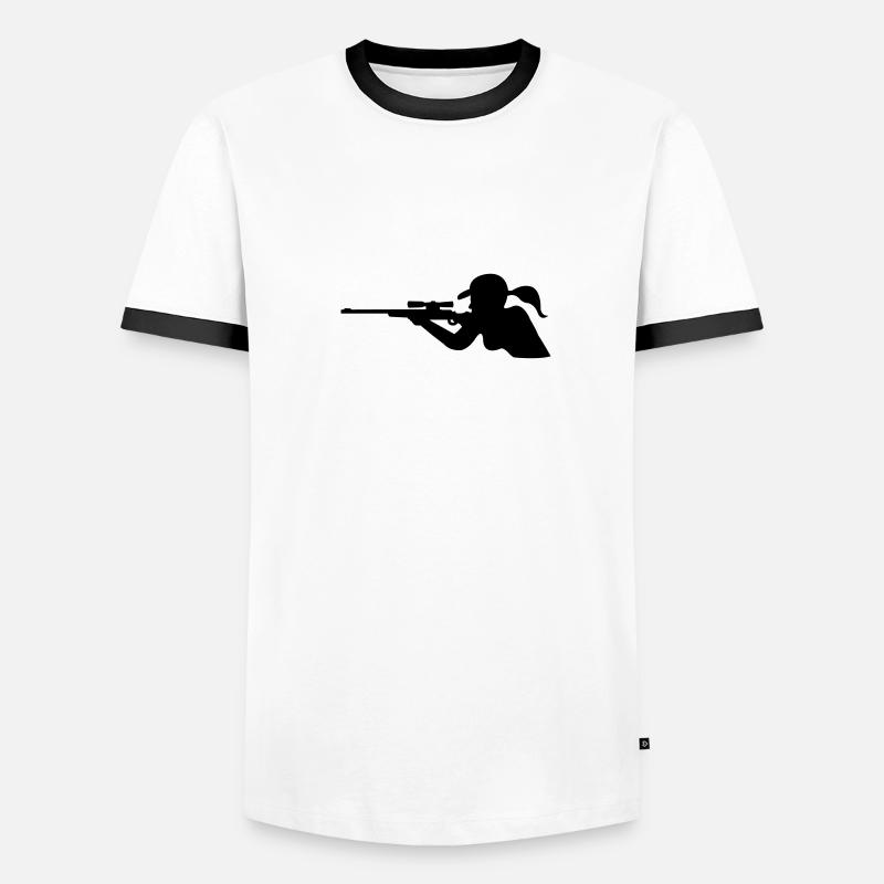 jaegerin Männer Kontrast-T-Shirt