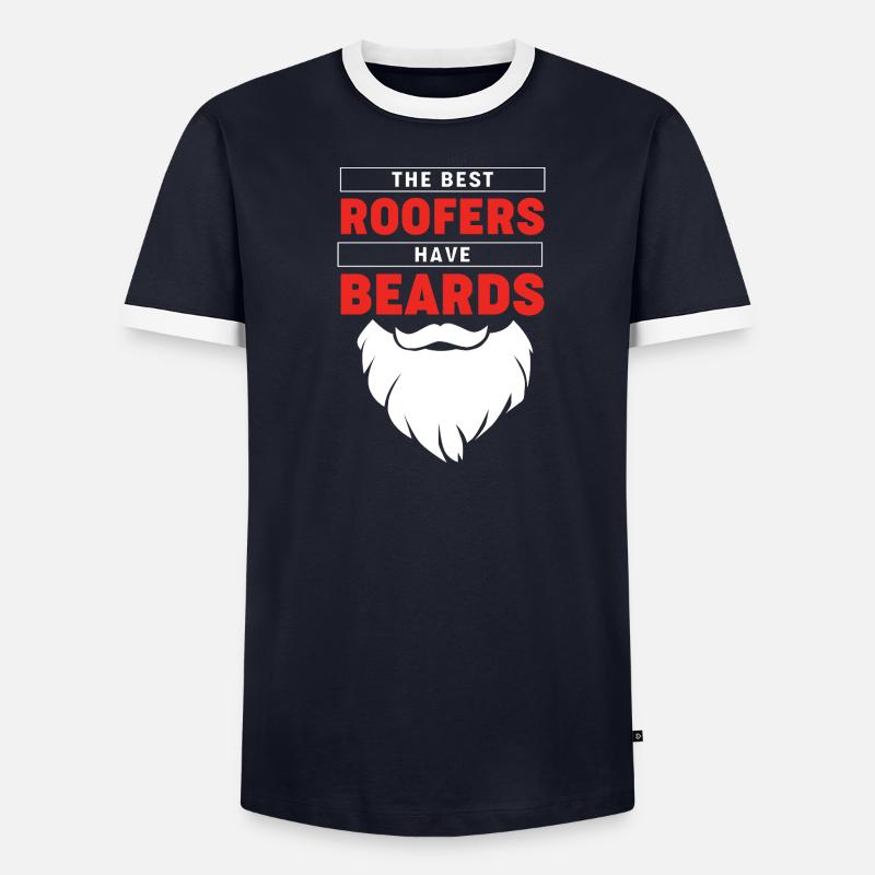 Dachdecker Handwerker Beruf Spruch Männer Kontrast-T-Shirt