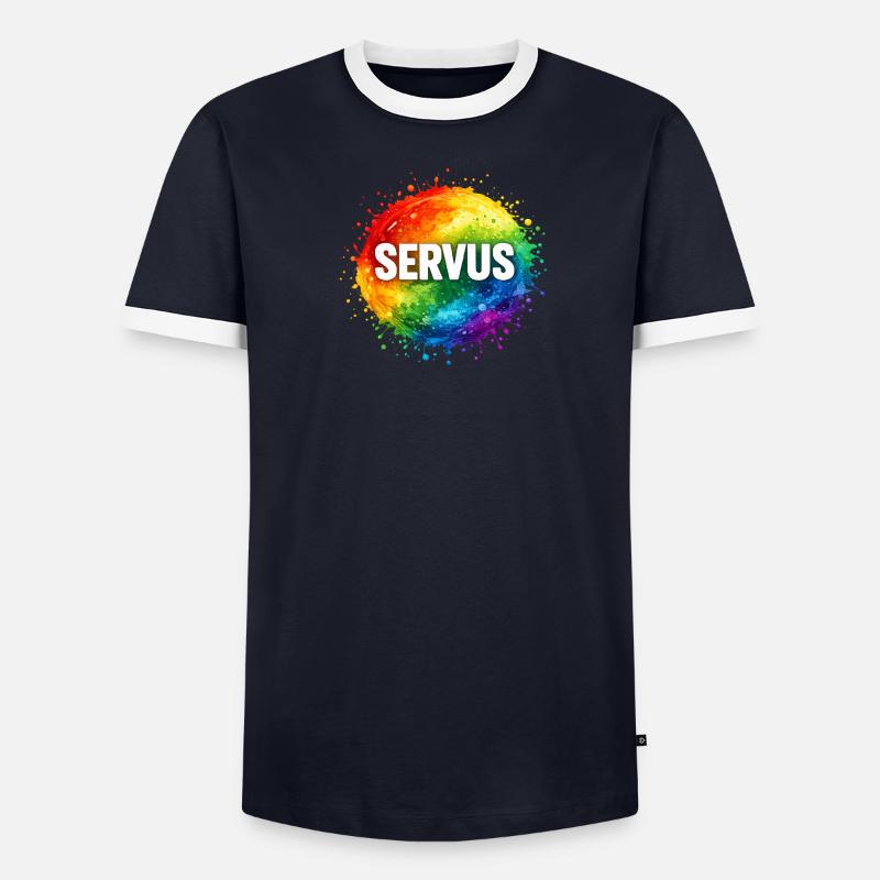 Colourful explosion SERVUS Men's Ringer Shirt