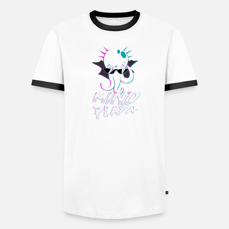 Mind Playa Männer Kontrast-T-Shirt