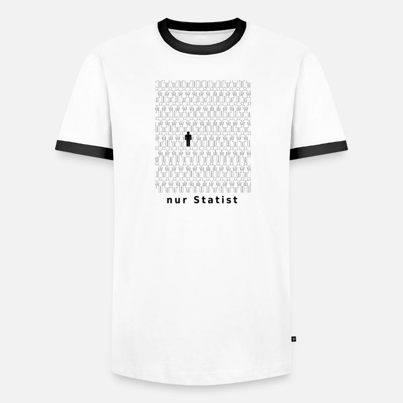 nur statist Männer Kontrast-T-Shirt