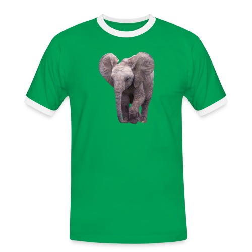 Elefäntchen - Männer Kontrast-T-Shirt