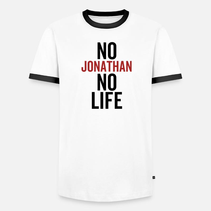 Pas de Jonathan Pas de vie T-shirt contrasté Homme