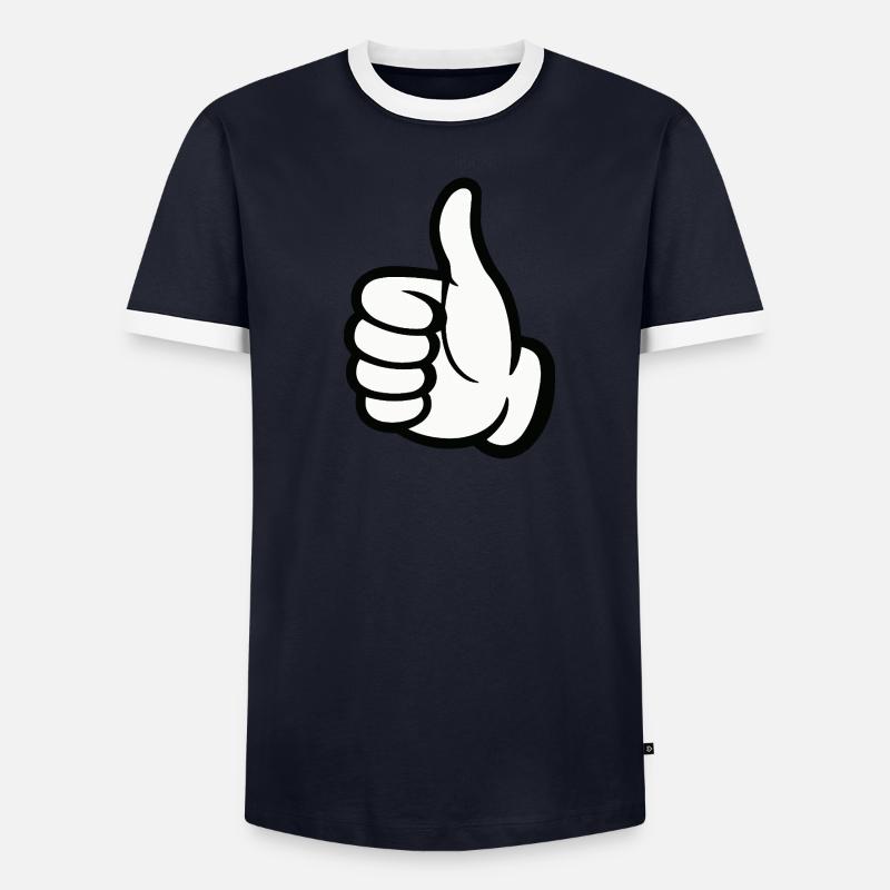 comme main T-shirt contrasté Homme