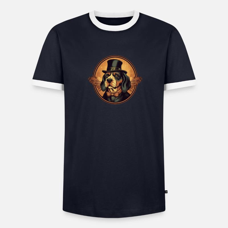 DOG 2 T-shirt contrasté Homme