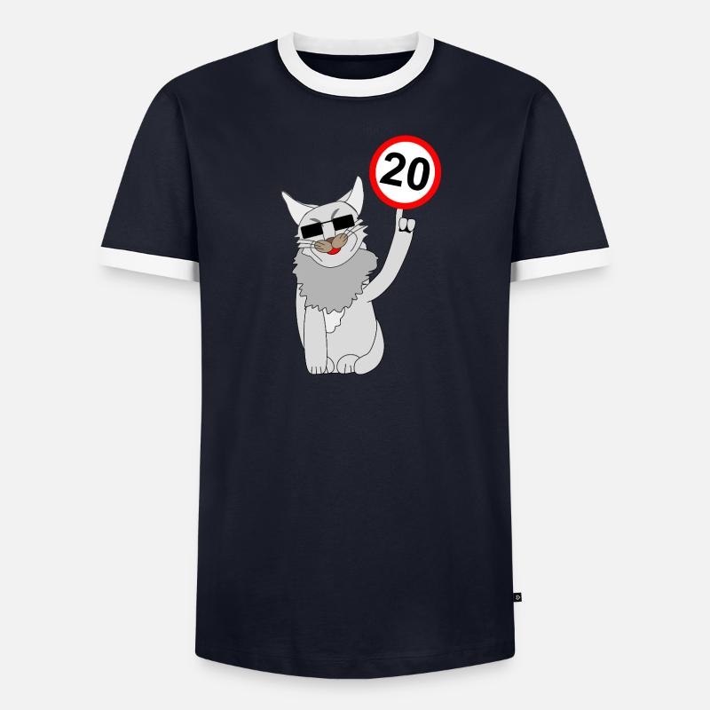 Geburtstag 20 Männer Kontrast-T-Shirt