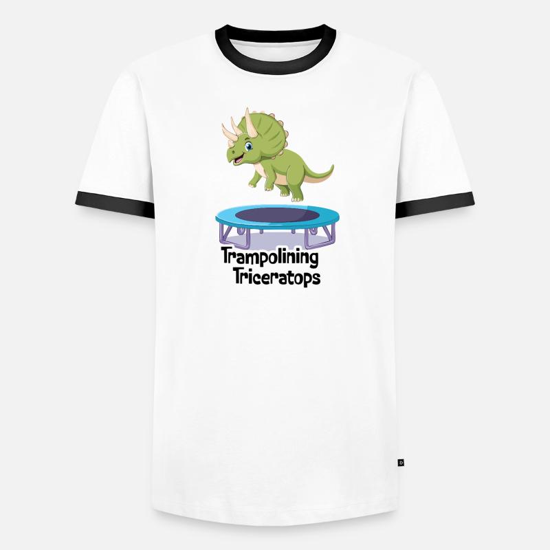 TRAMPOLINE DU TRICÉRATOPS T-shirt contrasté Homme