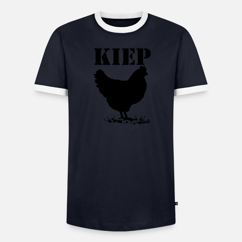 pourboire, poulet, dialecte du Brabant T-shirt contrasté Homme