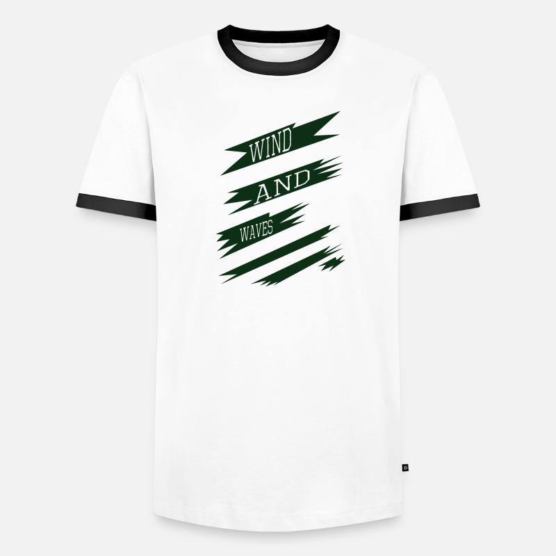 Devis Astuces de planche à voile Activités nautiques extrêmes T-shirt contrasté Homme