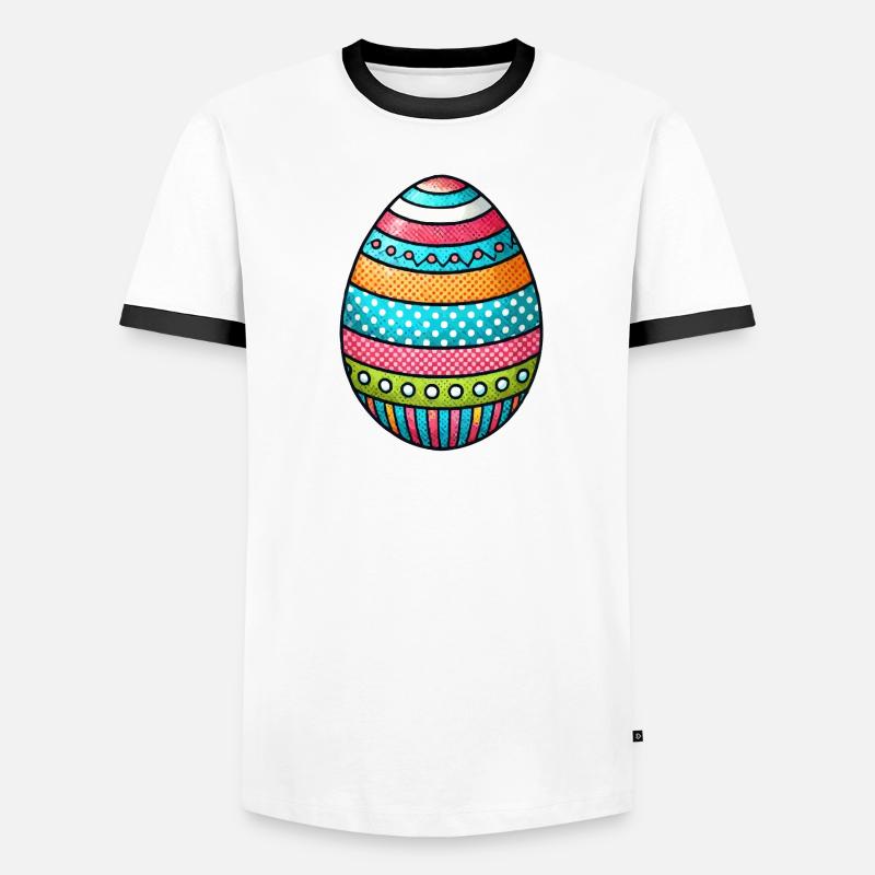 Egg Easter Egg Men's Ringer Shirt
