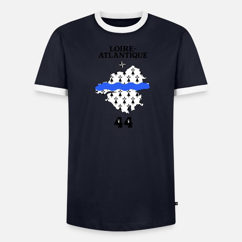 Loire Atlantique 44 T-shirt contrasté Homme