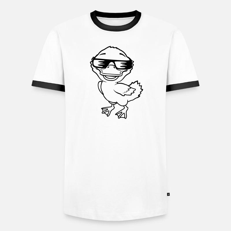 Cool Duckling Lunettes de soleil Comic T-shirt contrasté Homme