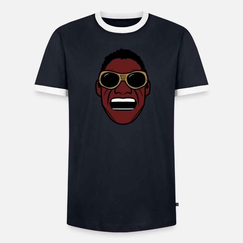 Ray Charles T-shirt contrasté Homme